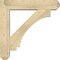 Ekena Millwork Imperial Craftsman Rough Sawn Bracket w/ Offset Brace, Douglas Fir, 8"W x 38"D x 38"H BKT0806X38X38IMP04RDF - alternate 3